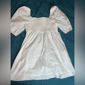 American Eagle Short Sleeve White Dress